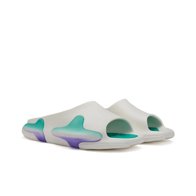 EQLZ EQUALIZER OASIS Quiet Slide Slippers Unisex Tide Green-2