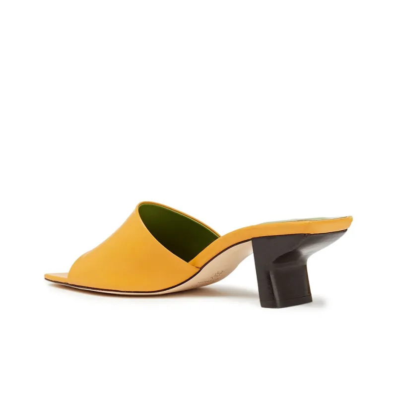 By Far Quiet Slide Slippers Women's Orange-3