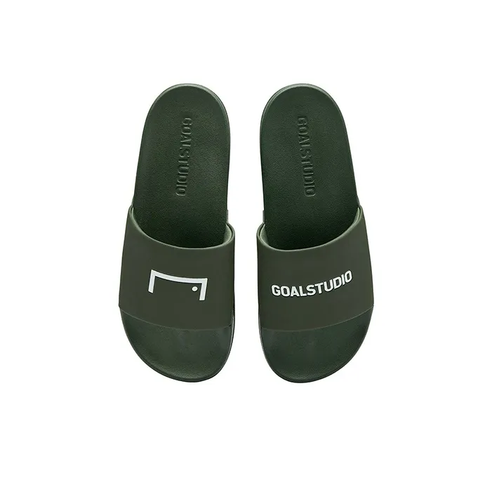 GOALSTUDIO GRAB-ITYBALANCE Slide Slippers Unisex Dark Green-4