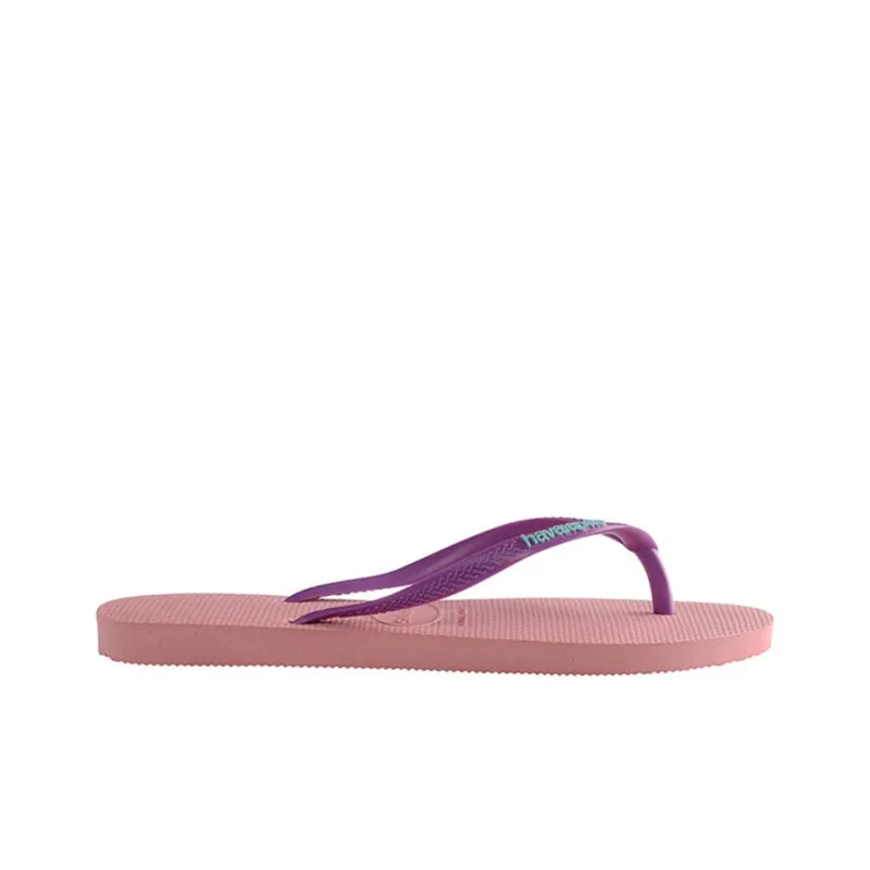 Havaianas Slim Logo Pop up Stylish Sandal Unisex Macaroon Pink-1