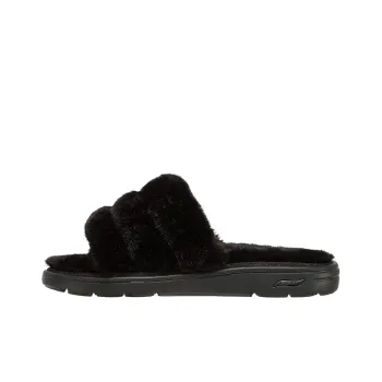 Skechers ARCH FIT LOUNGE Rubber Sole Quick Dry Slide Slippers Women's Black