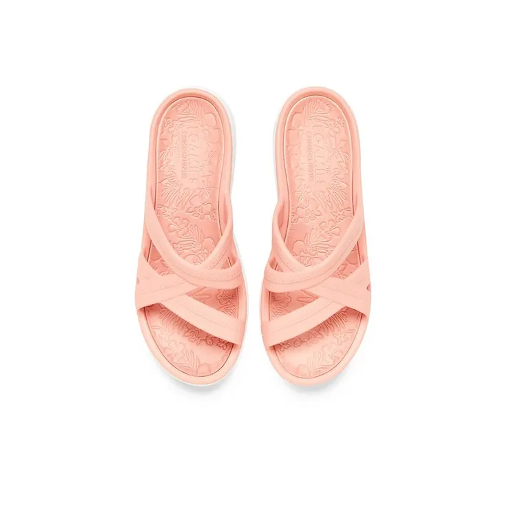 Skechers Arch Fit Series Slide Slippers Women's Rose Pink/White-3