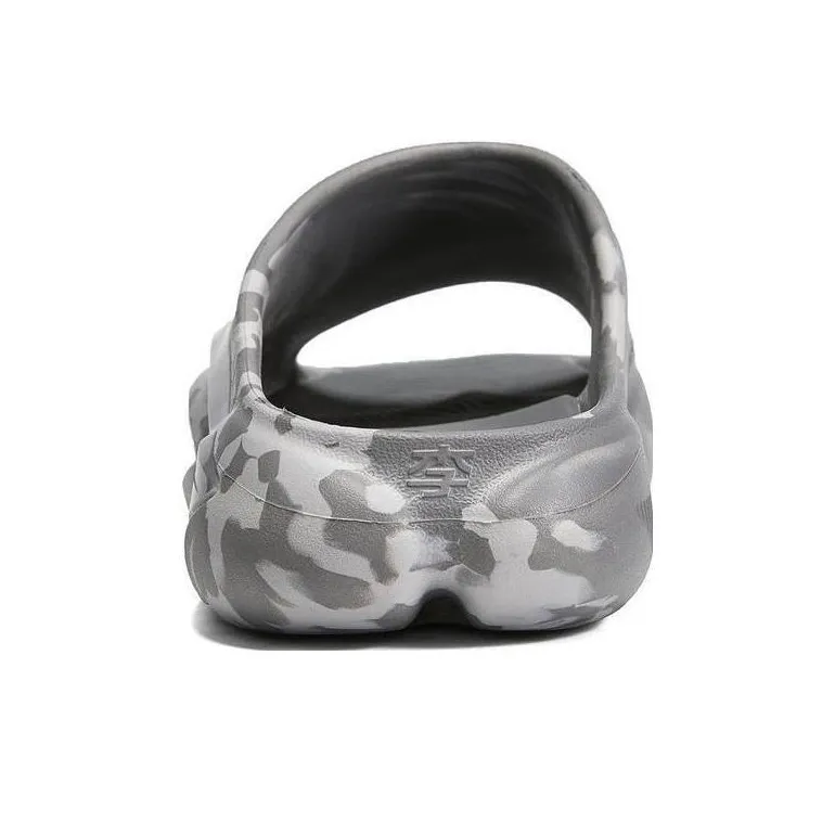 LiNing BADFIVE Slide Slide Slippers Men's Gray White-3