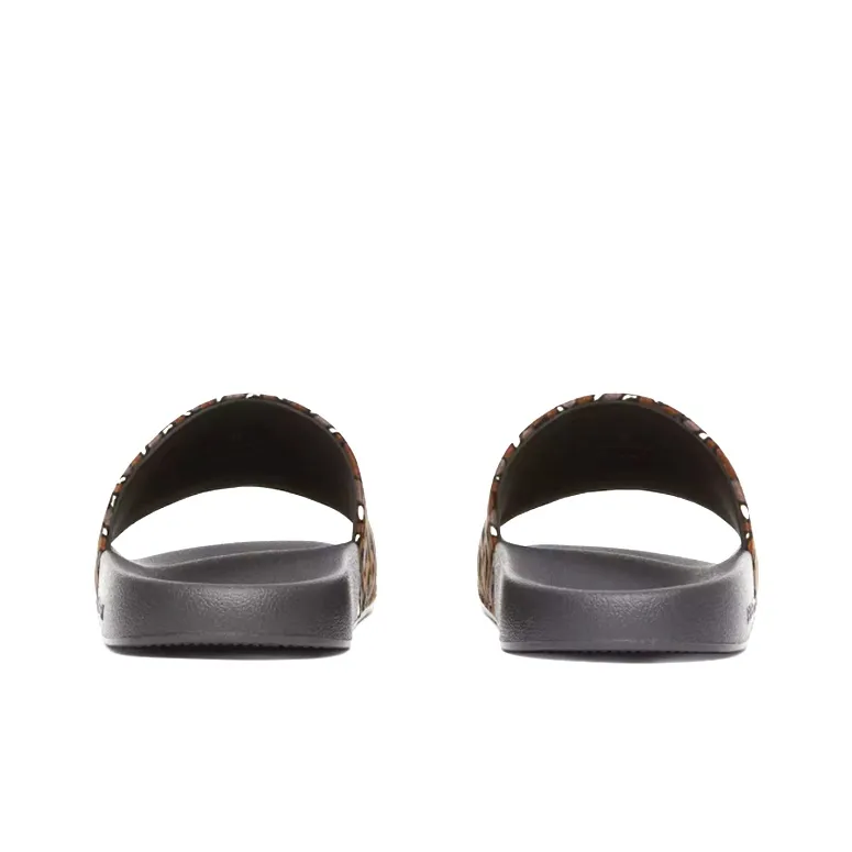 Burberry Odor-Resistant Slide Slippers Women's Mule Brown-4