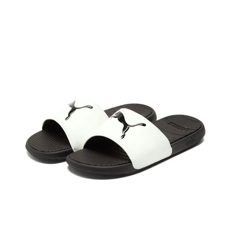 PUMA Cool Cat Sports Slippers White/Black-2