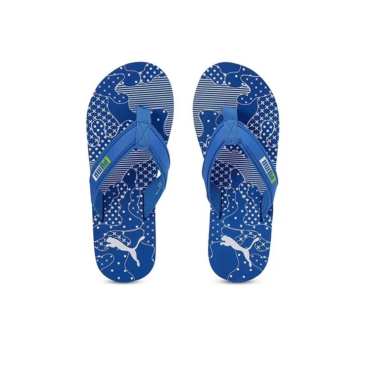 PUMA Slip-Resistant Slippers Men's Blue-2