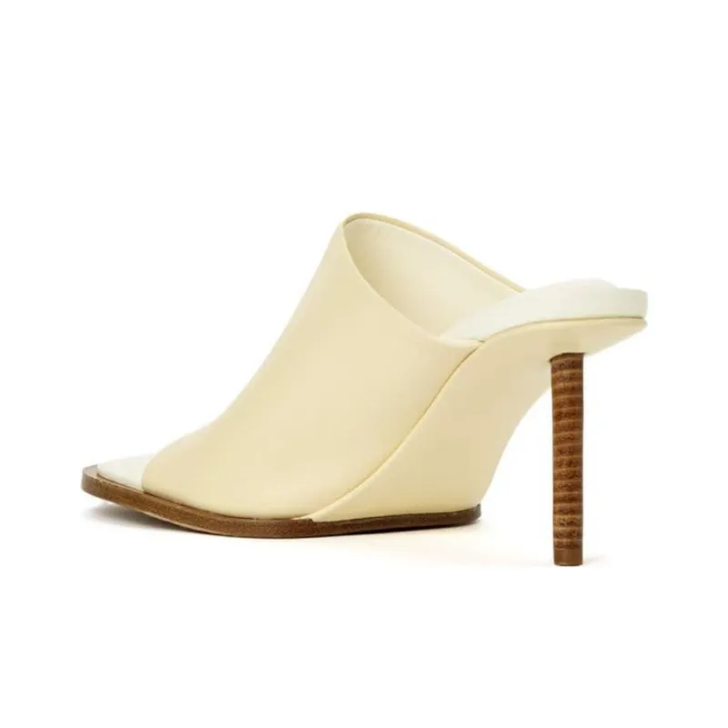 Jacquemus Les Mules Rond Carré Leather Mules-4