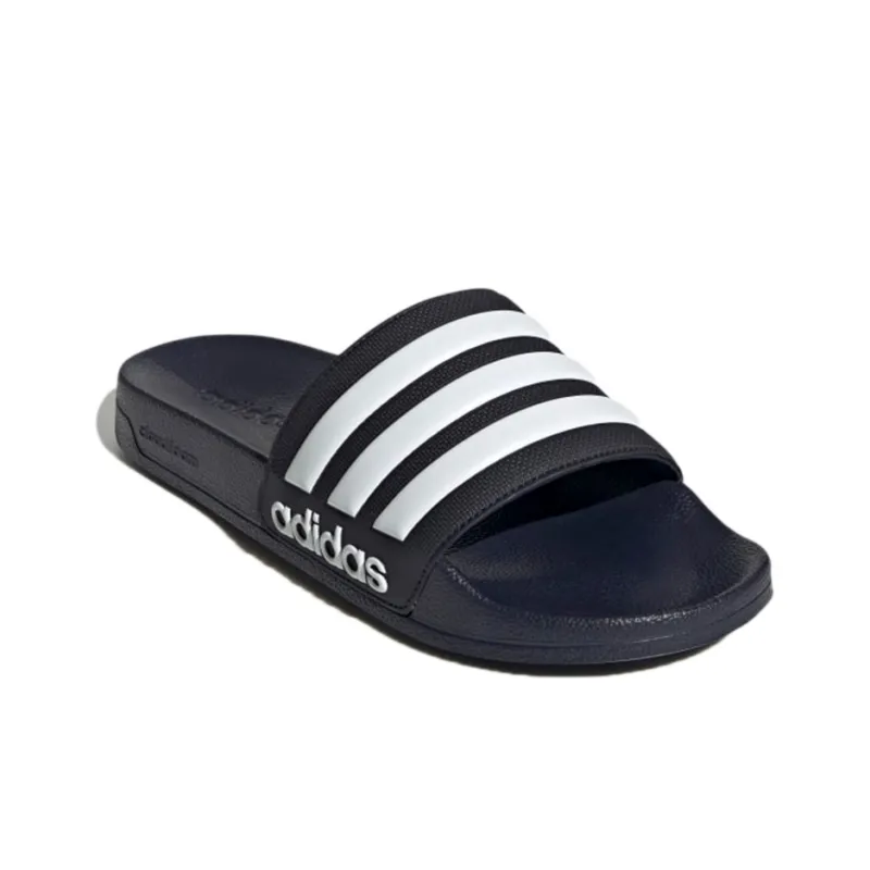 Adidas Adilette Shower Slides Legend Ink Cloud White-2