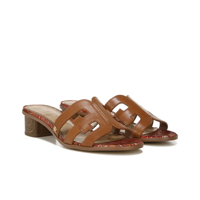 SAM EDELMAN Illie Slide Slippers Women's Light Brown-1