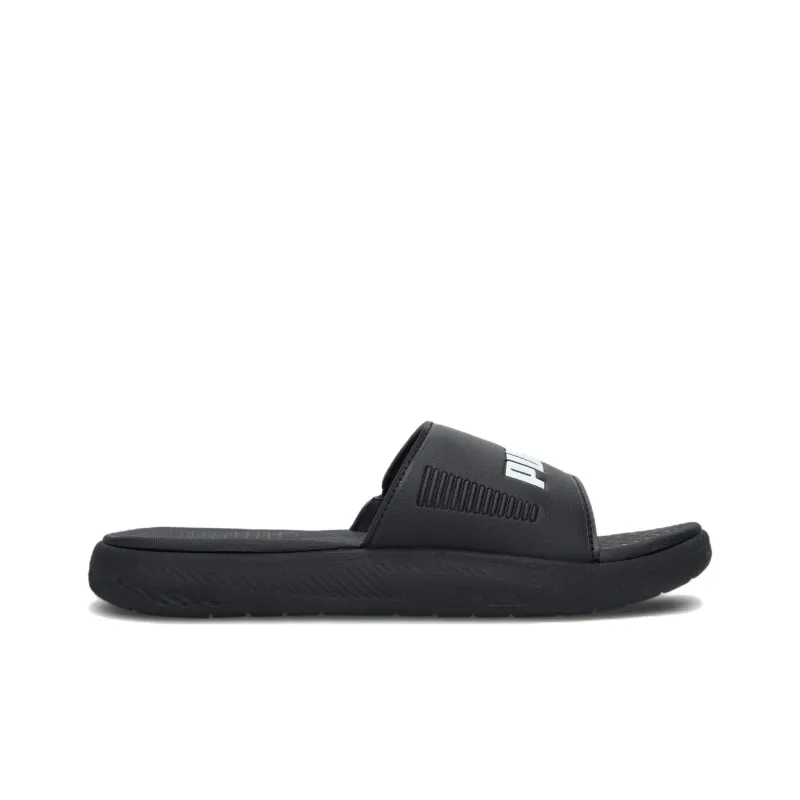 Puma Softride Slide 'Black White'-1