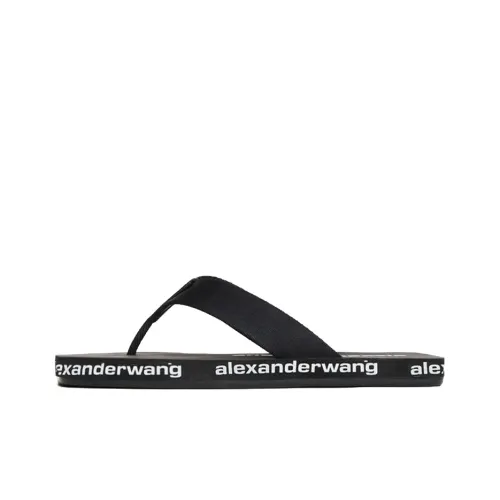Alexander Wang Logo Printed Flip Flops