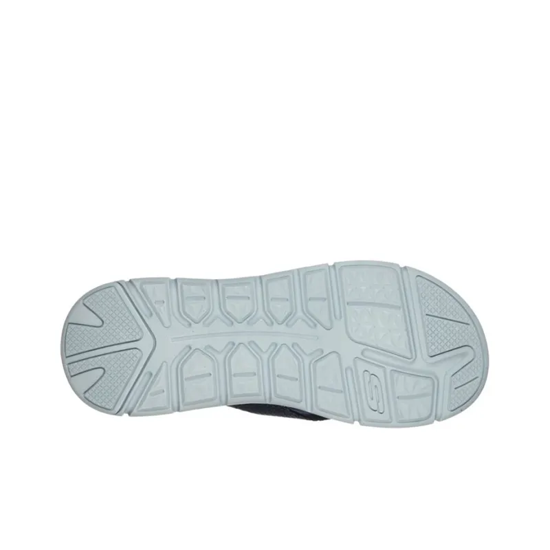 Skechers Relaxed Fit Rubber Sole Quiet Slide Slippers Men's Blue-3