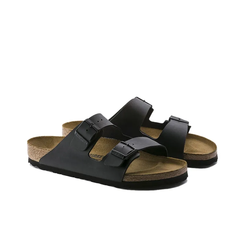Birkenstock Arizona Version Black Brown Unisex Slippers-3