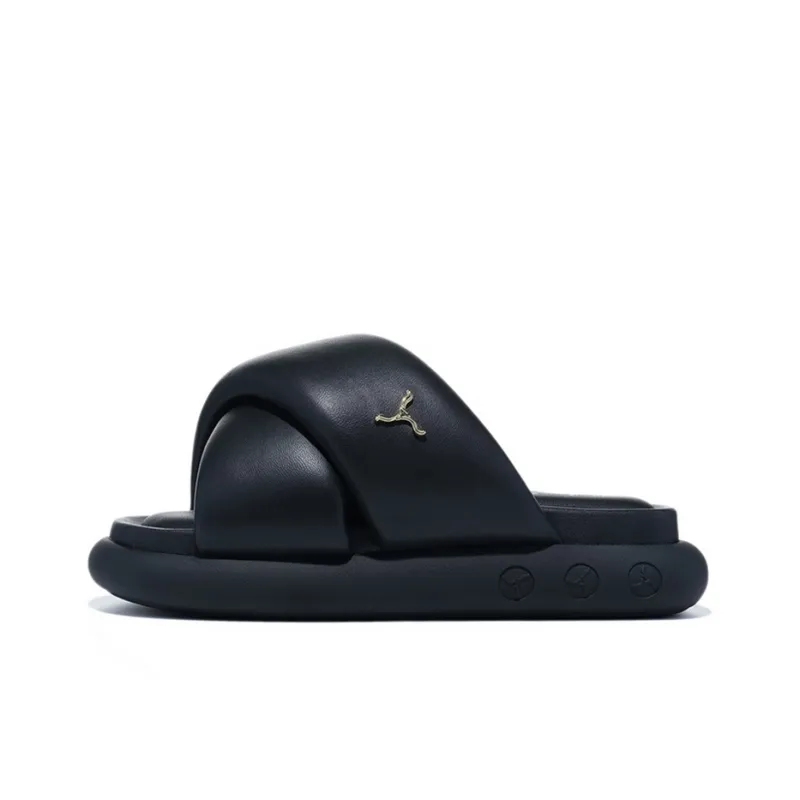 LI NING 1990 Quiet Slide Slippers Women's Black-0