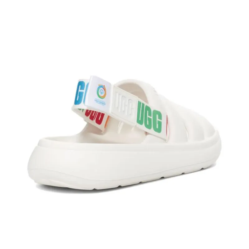 UGG Sport Yeah Collection Stylish Sandals Women's White-2