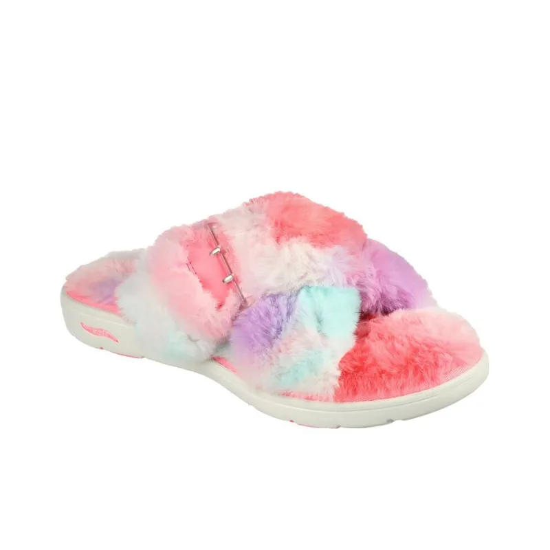 Skechers ARCH FIT LOUNGE Rubber Sole Quick Dry Slide Slippers Women's Camouflage-1