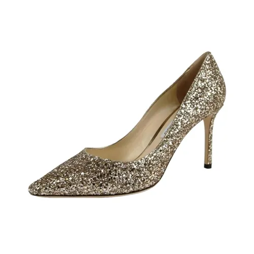 Jimmy Choo Romy High Heels Women's Gold