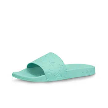 LOUIS VUITTON Waterfront EVA Abrasion-Resistant Slide Slippers Men's Green
