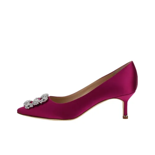 MANOLO BLAHNIK Hangisi Crystal-buckle Pumps