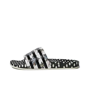 Adidas Originals Adilette Supplier Color Black White Women's
