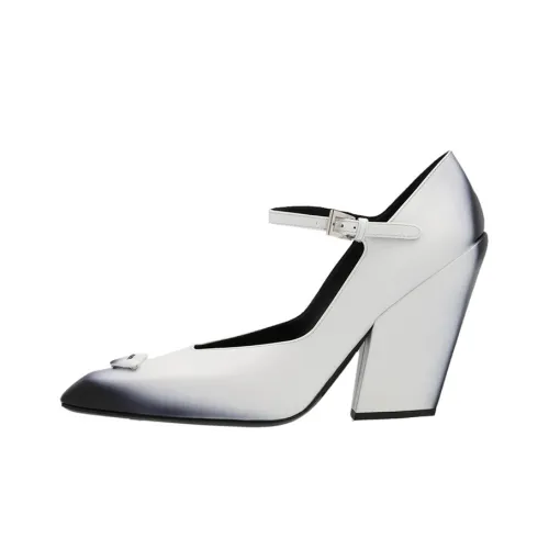 PRADA Shoes High Heels Women's White/Black