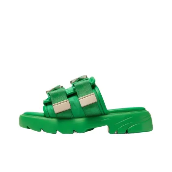 Bottega Veneta Flash Odor-Resistant Slide Slippers Women's Green