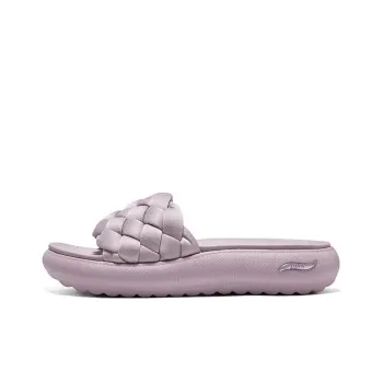 Skechers ARCH FIT CLOUD Slip Resistant Abrasion Resistant Slide Slippers Women's Purple