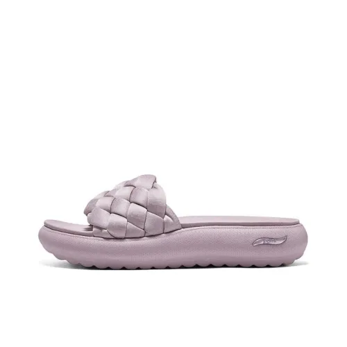 Skechers ARCH FIT CLOUD Slide Slippers Women's Purple