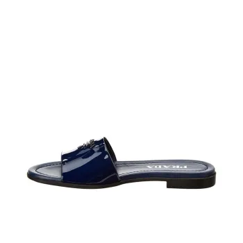 PRADA Slide Slippers Women's Dark Blue