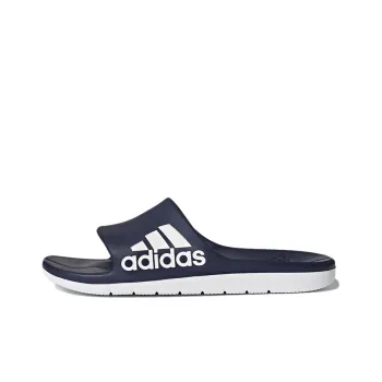Adidas Cloudfoam Rubber Sole Slip-Resistant Slippers Men's Black