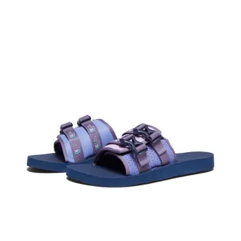 CLOT x THE NORTH FACE CLOT Rubber Sole Slide Slippers Men's Blue Purple
