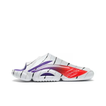 LiNing Speed 8 Quiet Slide Slippers Men's White Purple Red
