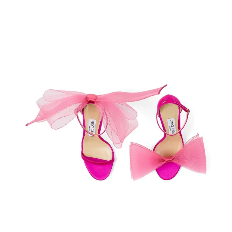 Jimmy Choo Aveline 100 Asymmetric Sandals-2