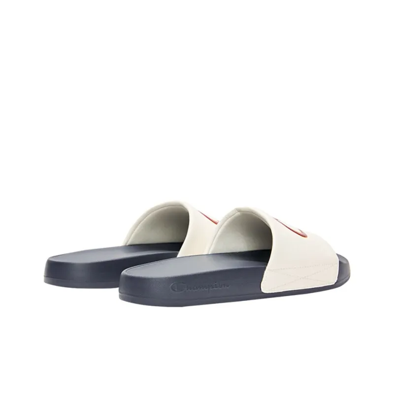 Champion Campus Slide Slippers Unisex Blue White-3