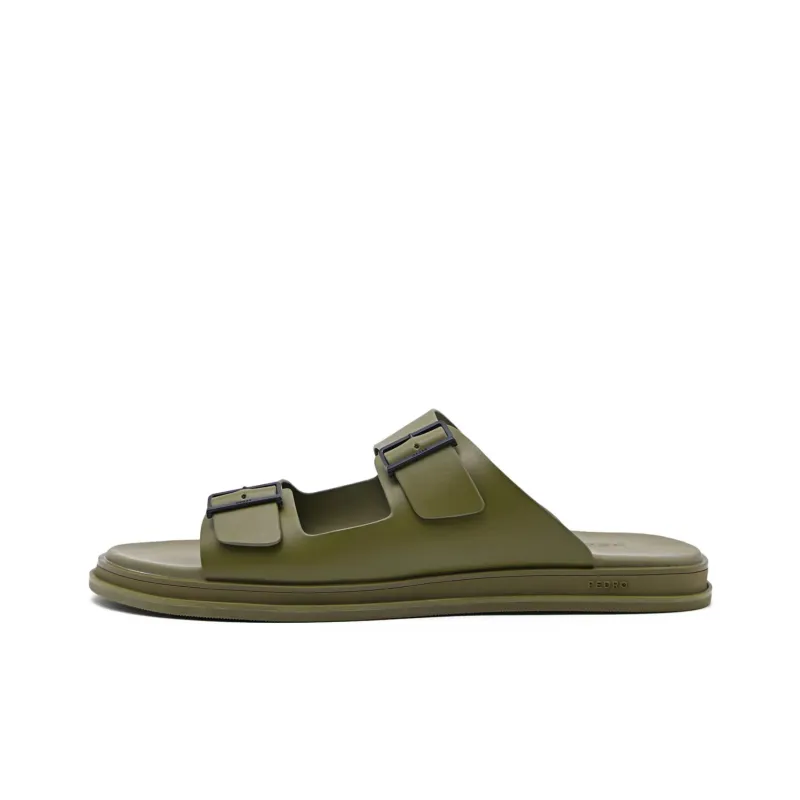 PEDRO Slide Slippers Men Olive Green-0