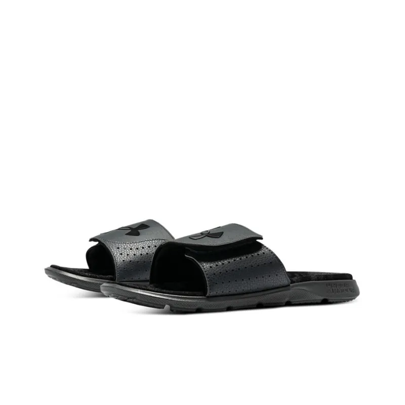 Under Armour Ignite 7 Graphic Strap Slide 'Pitch Grey Black'-2