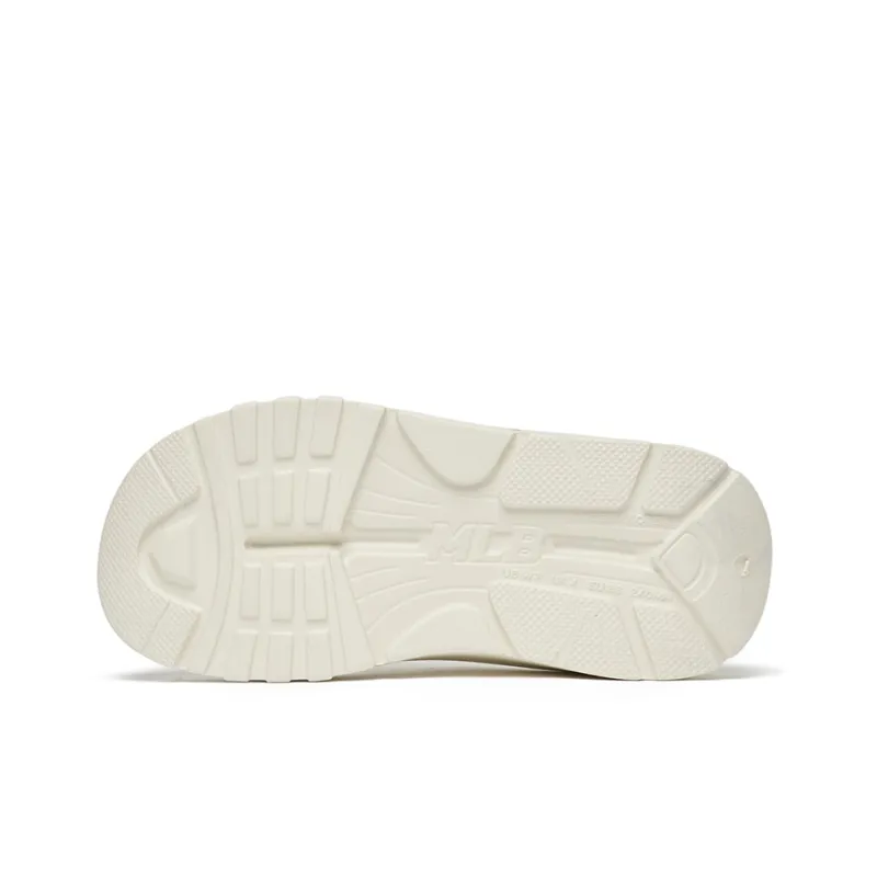 MLB Slipper Rubber Sole Slip Resistant Flip Flops Unisex White-5