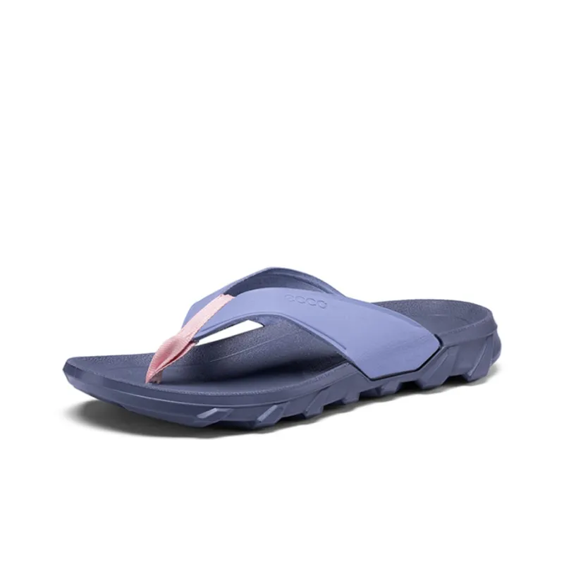 Ecco Drive Rubber Sole Flip Flops Women's Lavender-2