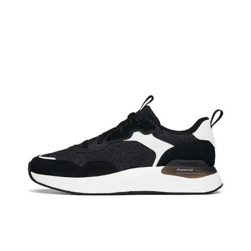 Sprandi PC Series Running Shoes Men Low-Top Black/White