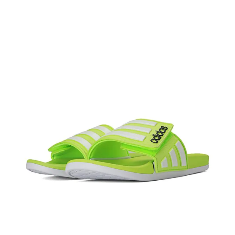 Adidas Neo Adilette Fluorescent 'Green'-1