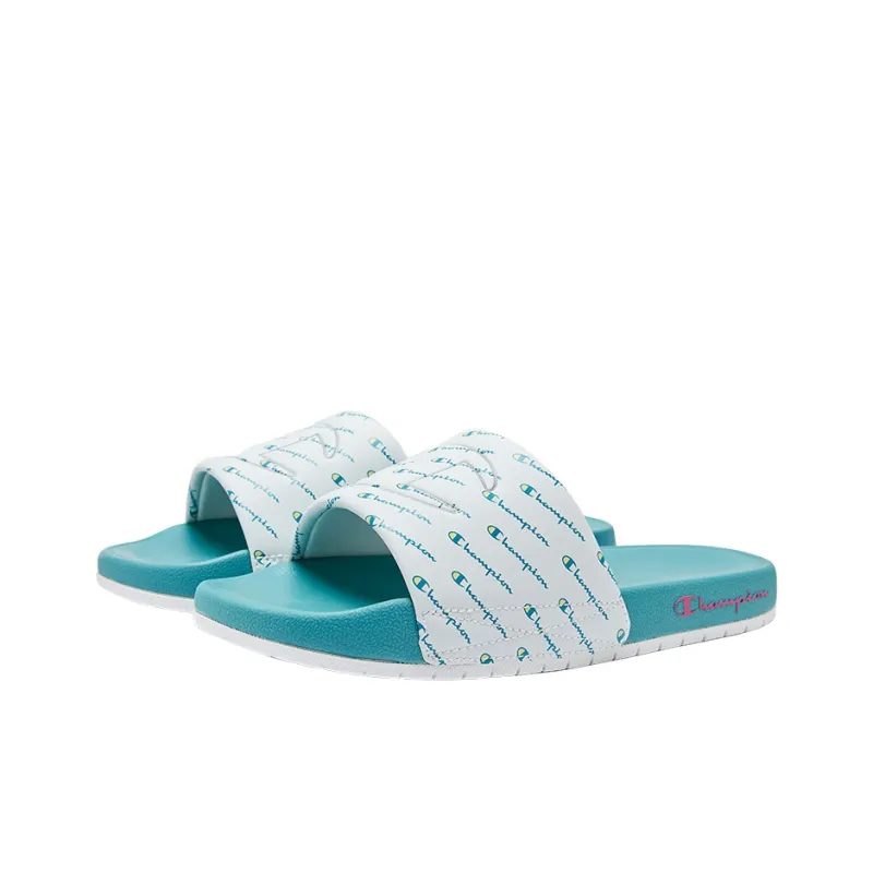 Champion Campus Slide Slippers Women's Green-1