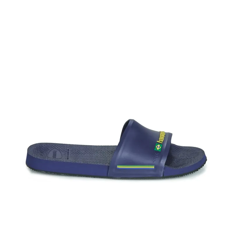 Havaianas Rubber Sole Slide Slippers Men's Blue-1
