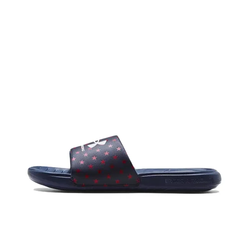 Under Armour Ansa Graphic Slides 'Academy Red'