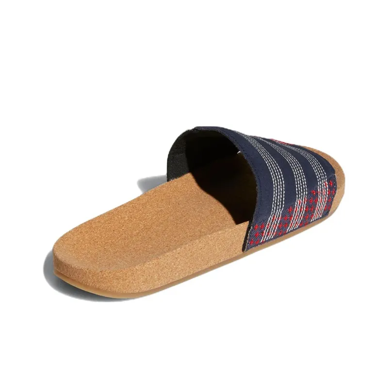 Adidas Adilette Series Slide Slippers Men Denim Blue-3
