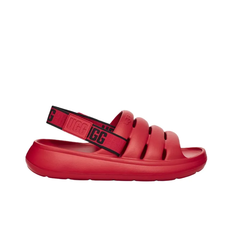 UGG Sport Yeah Slide Samba Red-1
