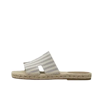 HERMES Slide Slipper Men's Gray Blue