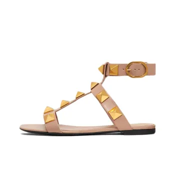 Valentino Roman Stud Fashion Sandal Women's Gold