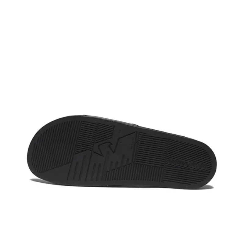 EMPORIO ARMANI Abrasion Resistant Slide Slippers Men's Black-5