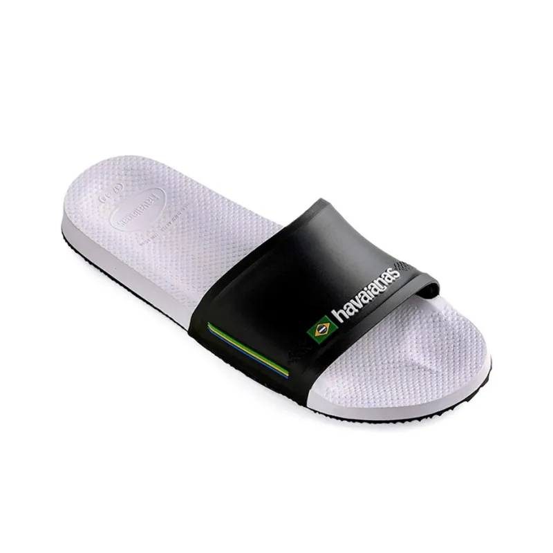 Havaianas Rubber Sole Slide Slippers Unisex Oyster White-2