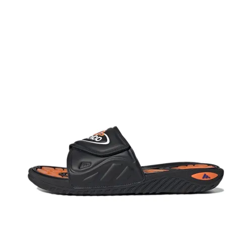 Adidas Women's Reptossage Slide 'Black Team Solar Orange'